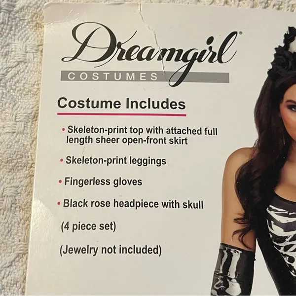 NEW Dreamgirl Bare Bones Babe Sexy Skeleton Costume Size Large - Image 6