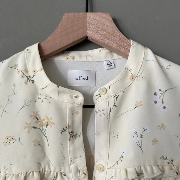 Aritzia Wilfred Nimbus Blouse - 2XS - NWT - Image 3