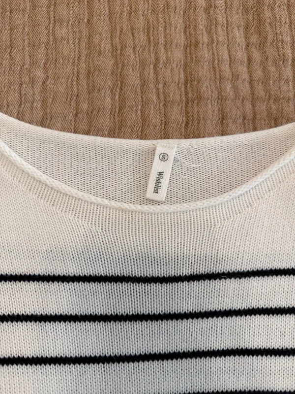 Wishlist Black & White Striped Sweater - Image 5