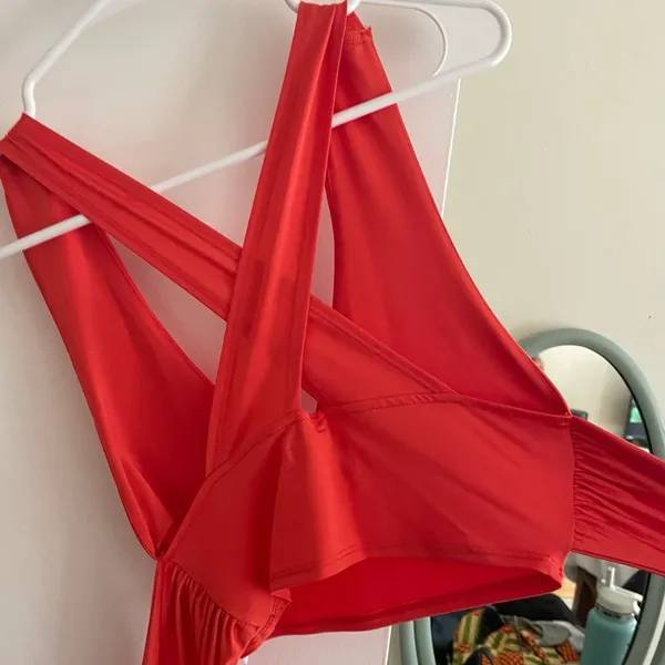 Urban Outfitters bright orange/red top - Image 4