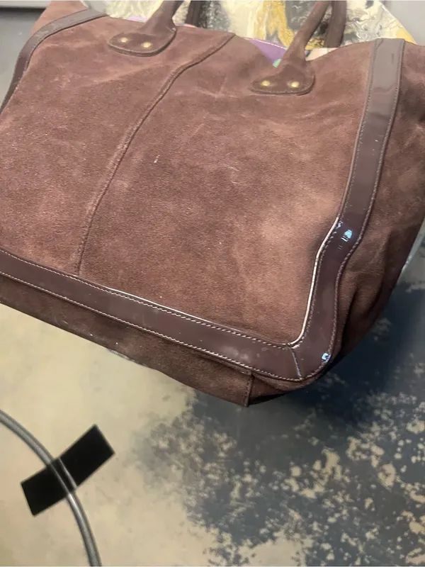 Y2K Gap Genuine Suede Brown Tote Bag - Image 10