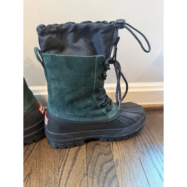Hunter Skylar Waterproof Boot Green/black Women's Sz 7 $225 - Image 14