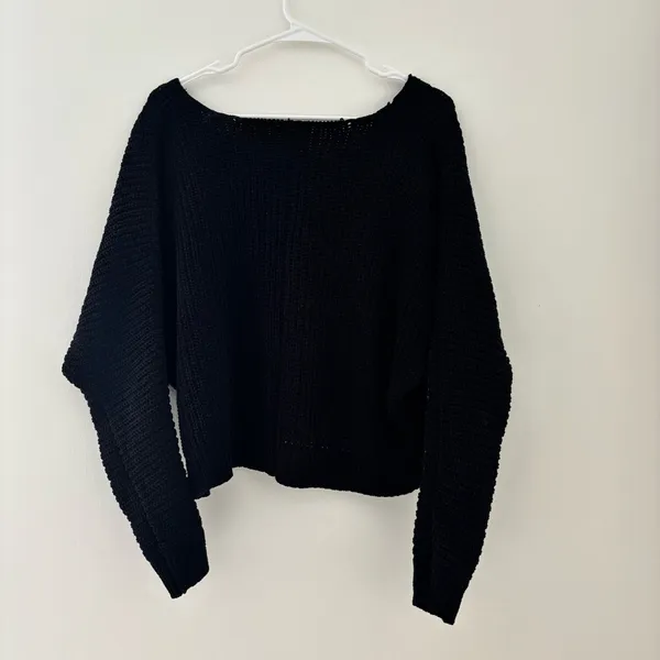 Black Tilly’s V Neck Sweater - Image 3