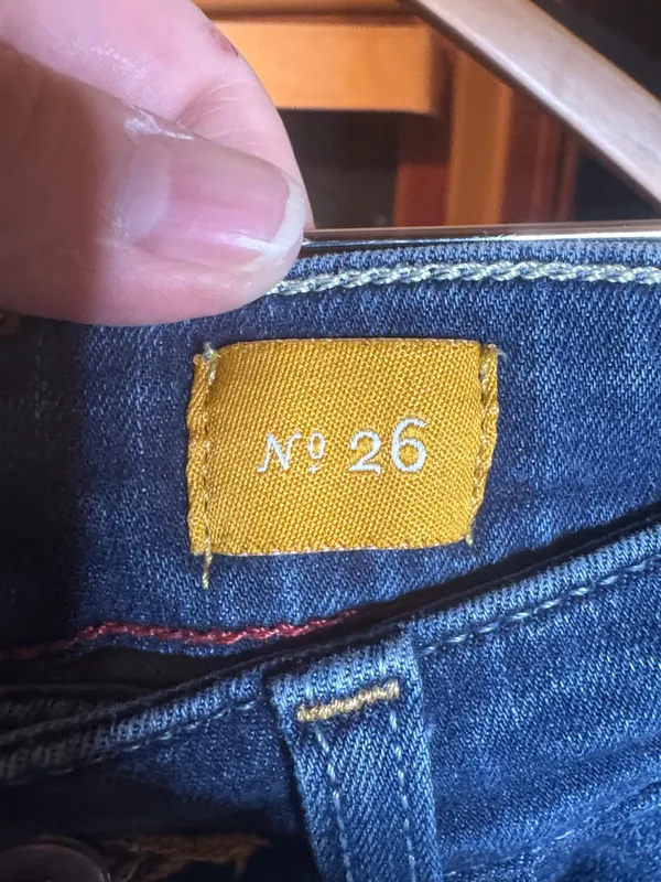 Anthropologie Pilcro & The Letterpress Mid Rise Skinny Jeans Size 26 Medium Wash - Image 7