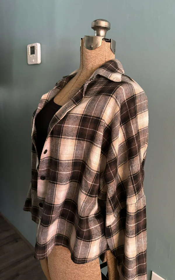 Romwe Oversized Flannel - Image 4