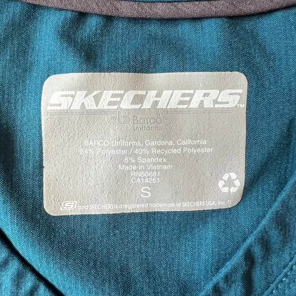 Skechers by Barco Unifroms Green Top, S - Image 3