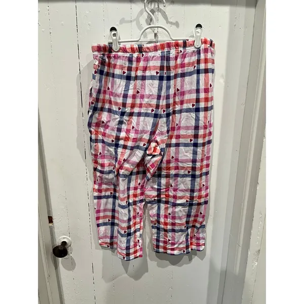 Croft & Barrow Flannel Checkered Pajama Sleep Pants size large - Image 2