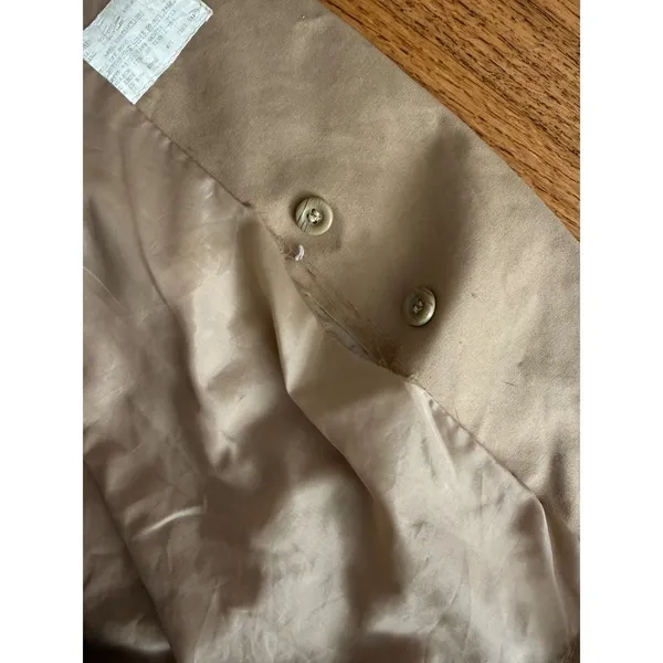 Vintage Classic Trench Coat Gray Belted Long Sleeve Women's Outerwear xs/s - Image 10