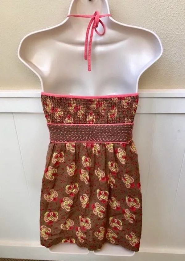 Free People Hippie style halter tank top. In excellent condition! Sz 0 - Image 2