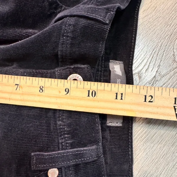 Levi's 515 Boot Cut Corduroy‎ Pants Womens Size 12 M Black Flat Pocket - Image 10