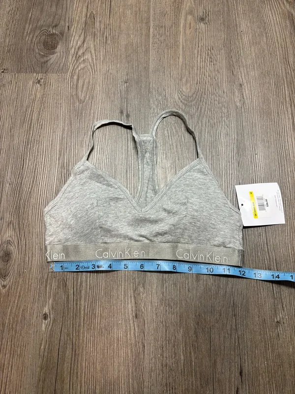Calvin Klein Gray Racerback Bra - Image 7