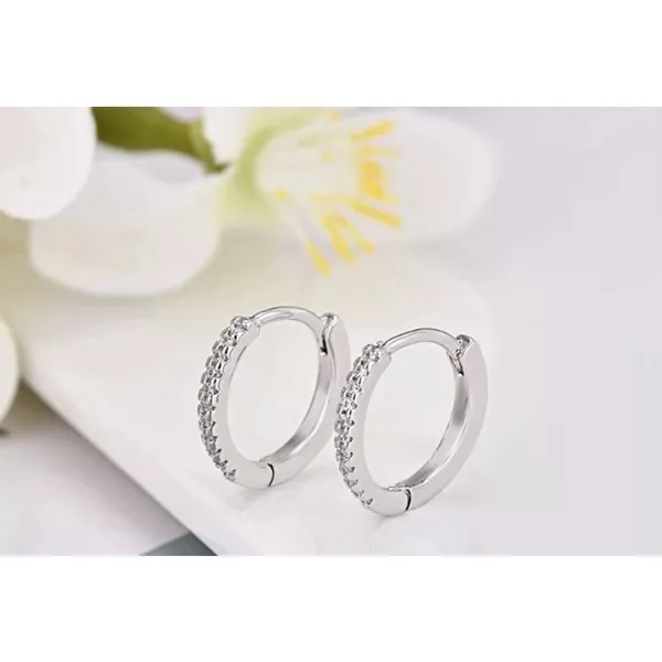 Huggie Hoop Earrings |‎ 925 Sterling Silver - Image 9