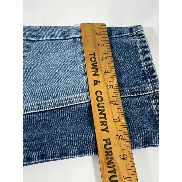Universal Thread Mid‎ Rise 90s Baggy Patchwork Denim Jeans Women 2S Button Fly - Image 9