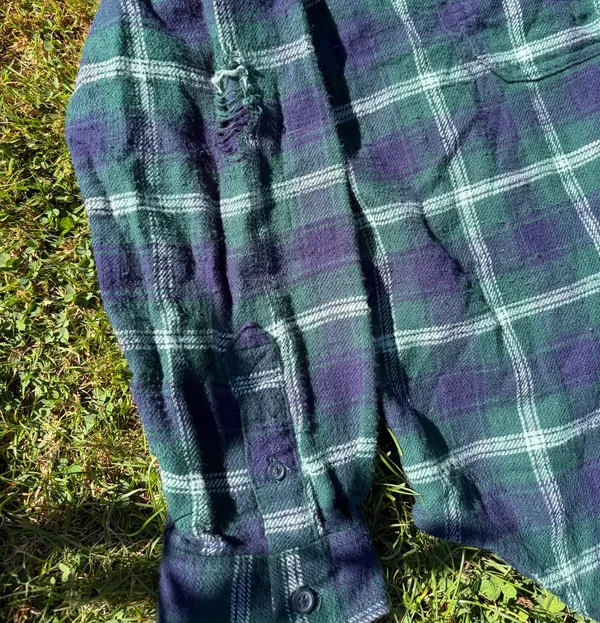American Eagle Hooded Flannel - Image 7