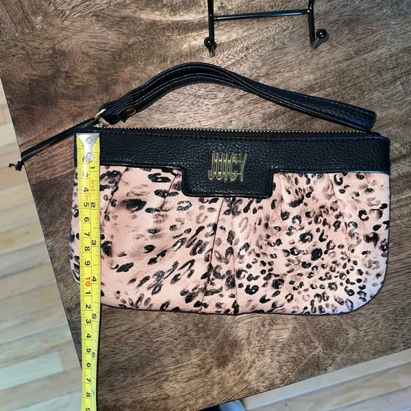 NWT Juicy Couture Wristlet Leopard Print Small Purse Clutch‎ Y2K Casual - Image 2