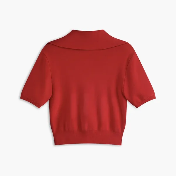 Commense Effortless Collared Top size small Red - Image 2