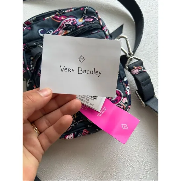 Vera Bradley RFID Small Convertible Crossbody Quilted Floral Bag NWT - Image 13