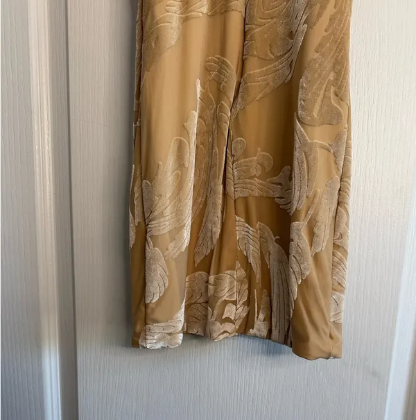 Oh Polly Tan & White Mini Dress Size 2 - Image 9