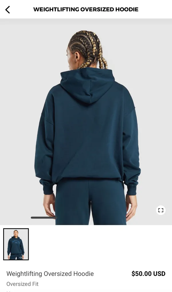 Gymshark Hoodie - Image 3