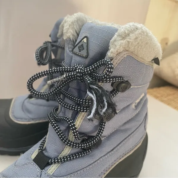 Columbia Cascadian Trinity Winter Snow Boots Womens 7 Blue Insulated Waterproof - Image 9