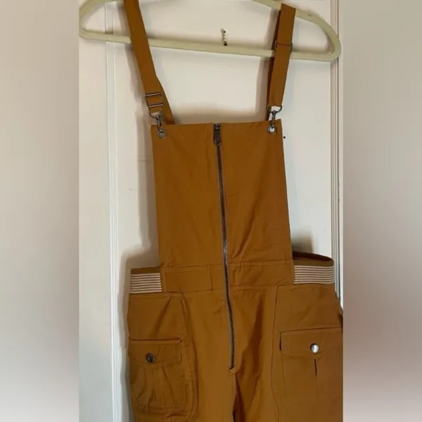 Free People New Cascade jumpsuit In the color Amber. Size:S - Image 4