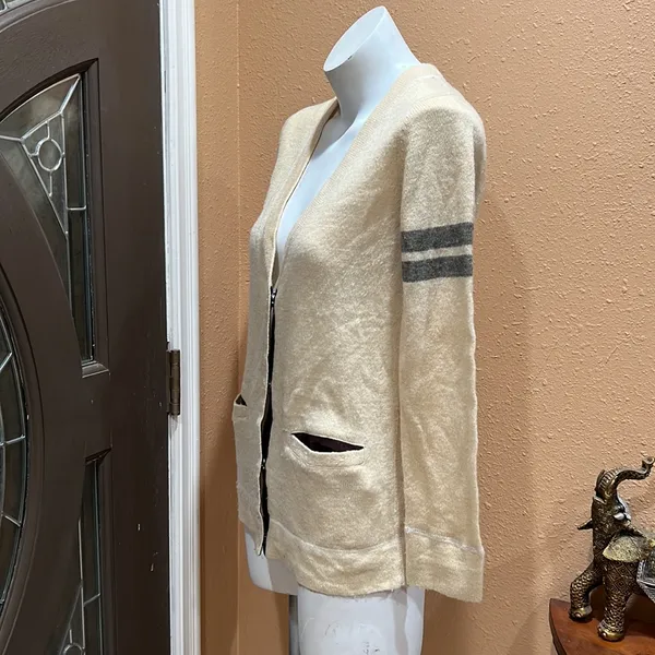 Free people cream button cardigan - Image 4