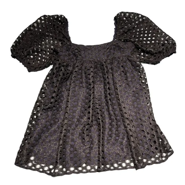 Kimchi Blue Urban Outfitters‎ UO Black/Navy baby doll Tunic Size M D31 - Image 2