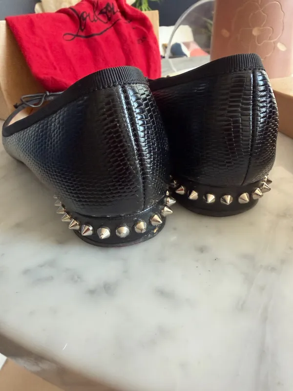 Christian Louboutin Hall Spiked Flats - Image 3
