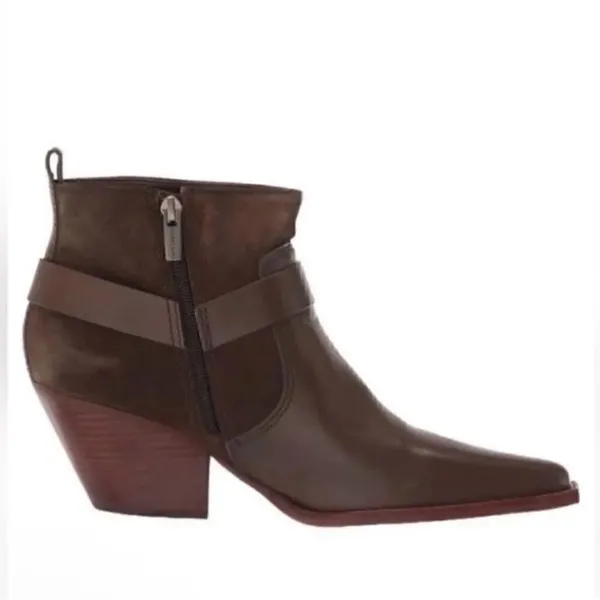 Vince Camuto Brown Leather Ankle Boots(Size 8M) - Image 2