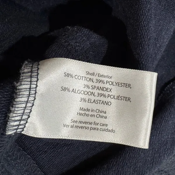 Wildfox Navy Blue Social Crewneck Sweatshirt Women’s Medium - Image 4