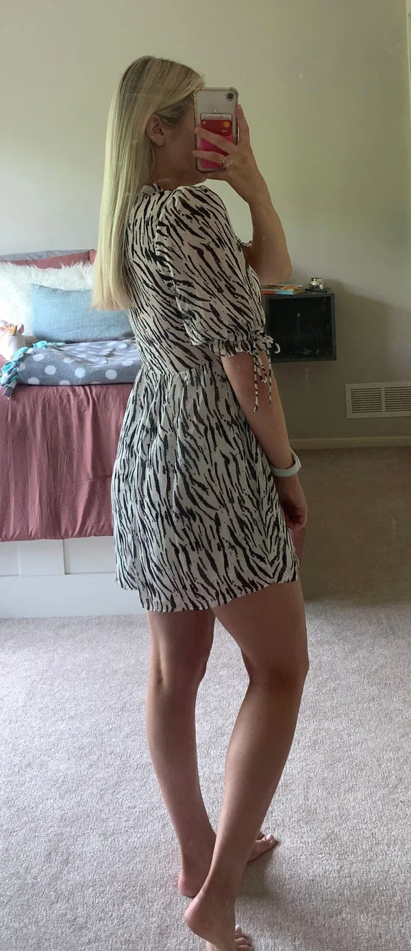 Showpo Zebra Mini Dress - Image 3