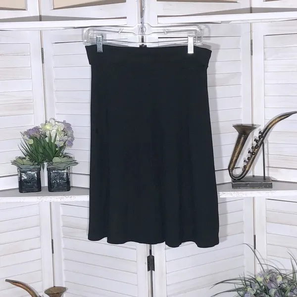 Vintage 90s black mini skirt skater broomstick folded waist goth punk grunge Y2K - Image 3
