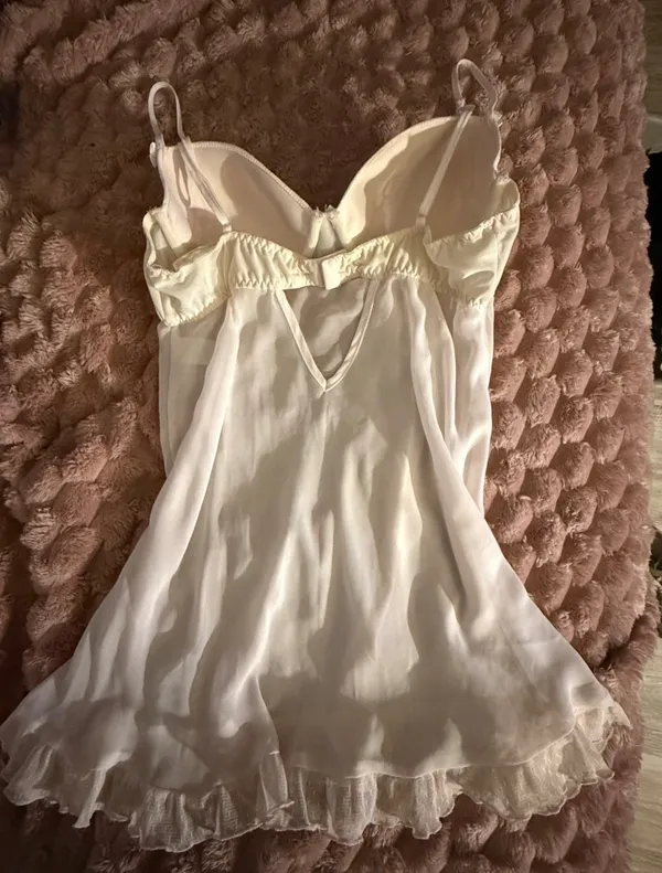 Expressions NYC Vintage Lingerie Slip Dress - Image 8