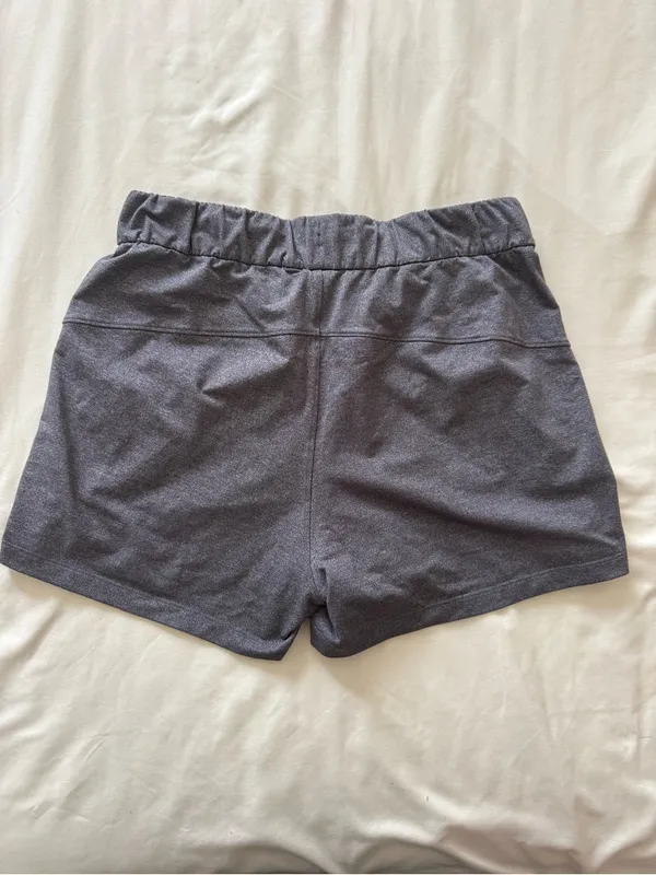 LULULEMON | Women’s Heather Gray Active Drawstring Shorts | 6 - Image 4