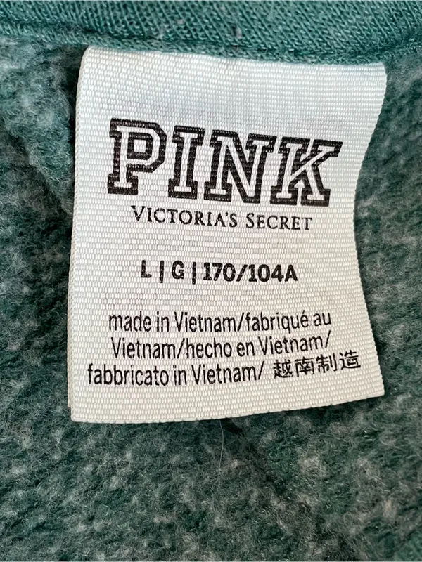PINK Victoria's Secret Great Smokey Mountains Green Sweatshirt - Image 4