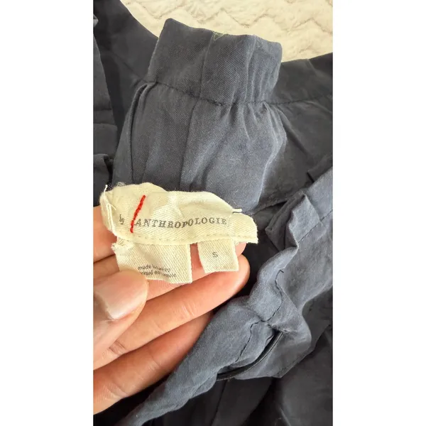 Anthropologie Women Dark Gray Modal Blend Cargo Jogger Pants Size S 4448 - Image 4