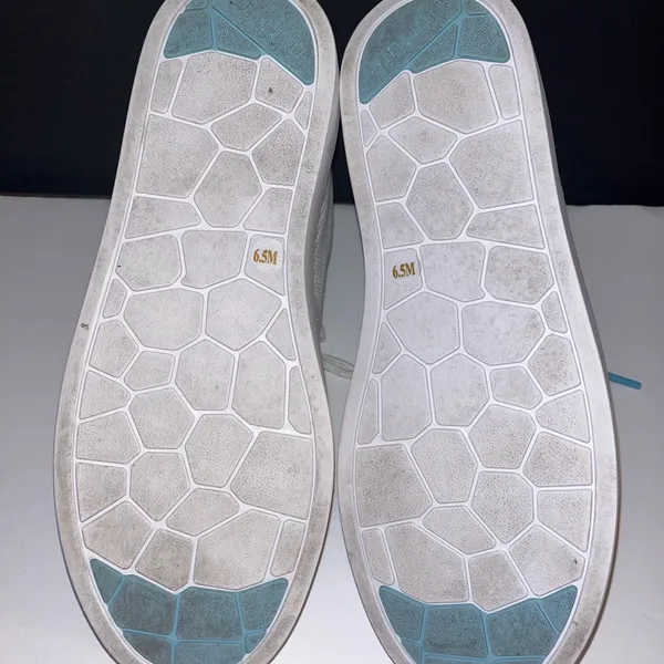 Nurture by Lamaze Women’s White Sneakers with Light Blue Accents - Image 5