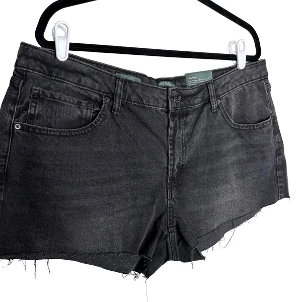 Wild Fable Low Rise Cutoff Denim Shorts Size 16 Y2K Grunge Streetwear Alt Edgy - Image 2