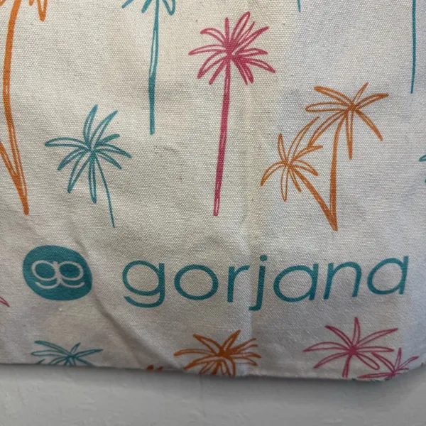NWOT: Gorjana Palm Tree Prince Canvas Tote Bag - Image 11