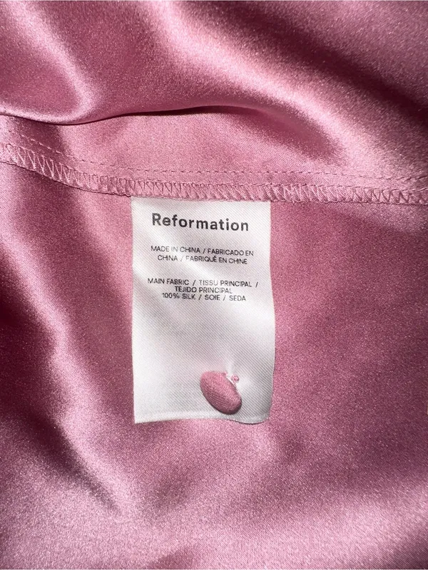 NWT Reformation Alli Halter Silk Midi Maxi Dress 8 in Sugar Plum - Image 7