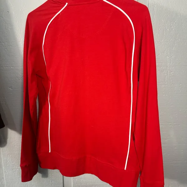 NCAA Ohio State Red Full Zip Long Sleeve Lightweight Jacket Size Small EUC - Image 6