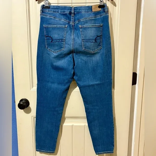 American Eagle Next Level Curvy High-Waisted Jeggings Jeans - Image 3