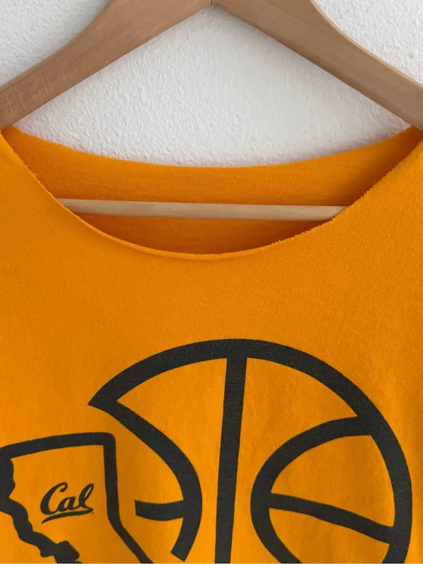 Cal Golden Bears off the shoulder cropped tee - Image 3