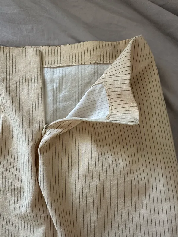 ZARA Striped Mini Skirt Wrap - Image 5