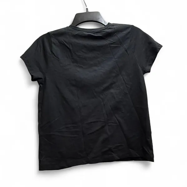 No Bad Days Floral Skeleton Crop Tee - Black - Image 3