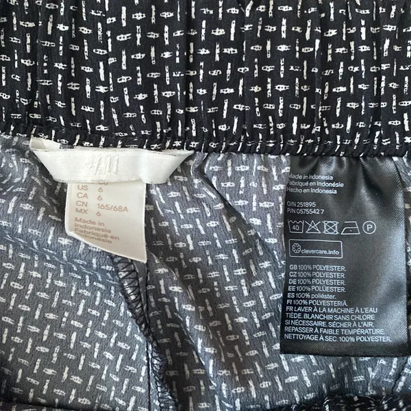 H&M polyester print pants - Image 3