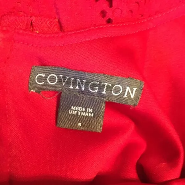 Covington size 6 red dress‎ - Image 5