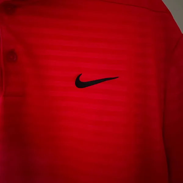 Nike Polo Shirt Mens Red Short Sleeve Golf Lightweight Outdoors Tour 2XL - Image 2