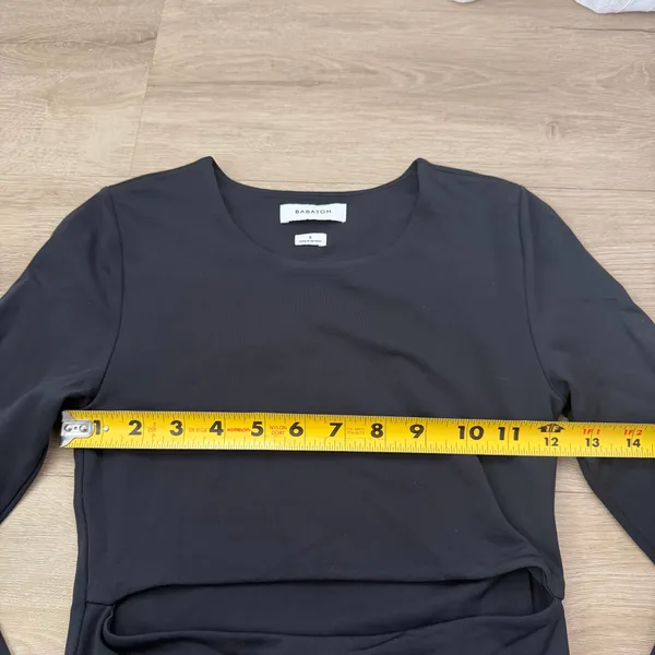 Aritzia Babaton SEGOVIA BLACK CUT OUT CONTOUR BODYSUIT - Image 2