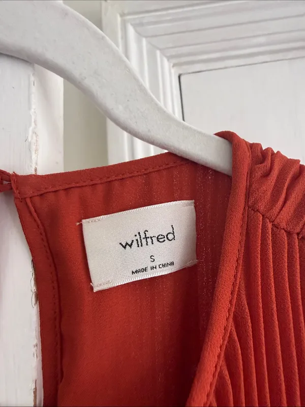 Wilfred Pleated Long-Sleeve Dress - Image 2